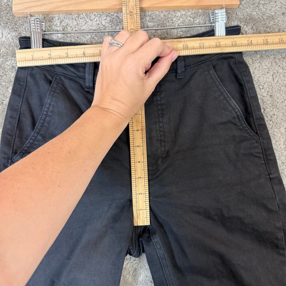 Everlane Size 2 Black Cropped Straight Regular Jeans - Picture 8 of 9